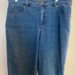 Charter Club  Womens Blue Denim Jeans Size 10 34x30  34” Classic Straight Leg Photo 2