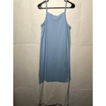Nike  Womens Maxi Dress Blue White Long Size Small Photo 4