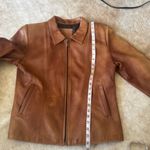 None Vintage rustic lightweight butter soft Brown Leather Jacket no tags Photo 5