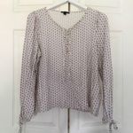 J.Crew Broken-in Jersey Button-front Top in Hyacinth Floral Ditsy Blouse Medium Photo 5