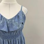 Torrid  Blue Maxi Two Tone Lace Tiered Hem Dress - New - Size 14/16 (1) Photo 5