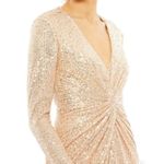 Mac Duggal leena for sequin knotted midi dress Photo 1