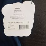 One Piece Sporti Solid Thin Strap Swimsuit Photo 10