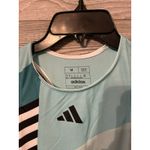 Adidas SZ M-  Women's Aero Ready Transformative Tennis Dress,‎ Flash Aqua /Black. Photo 6