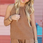 RD Style  boem boutique gauze top and shorts set Photo 0