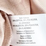 Wildfox Peach Whip “But First Cocktails” Long Sleeves Side Slits Sweatshirt XL Photo 3