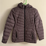 32 Degrees Heat ‎ Womens Hooded Puffer Jacket 4 Way Stretch in Açaí Berry, S Photo 0