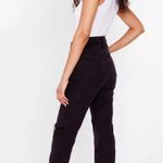 Nasty Gal Strike a Pose Distressed Mom Jeans Size 8 NWT Photo 1