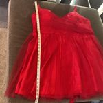 Women’s Red Short Prom Party Homecoming Dress Corset Back Plus Size 26W Photo 6
