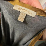 Bordeaux  HI LOW TWO TONED SATIN Y2K TOP Photo 2