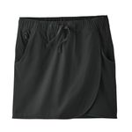 Patagonia Fleetwith Faux-Wrap Active Skort #58635 in Black Sz XL Photo 0