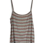 Kate Quinn 100% Organic Cotton Striped Ribbed Knit Tank Top Small S Sustainable Multiple Photo 0