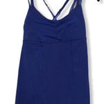 Lululemon Blue Athletic Tank Top Women’s Size Small Built-In Bra Strappy Activew Photo 0