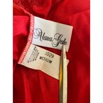 Size M//Vintage Cherry Red Teddy French Cut Lace Trim Size M Photo 3