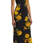 Alice + Olivia NWT- Delora Rose Print Sleeveless Maxi Dress Size 2 Photo 3