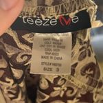 Teeze Me Vintage Tapestry Tea-Length Strapless Dress Y2K Size 3 Photo 4