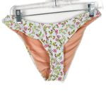 J.Crew NWT Curved Waist Cheeky Bikini Bottom Cloud Meadow Floral Size Small S Photo 1