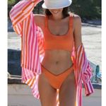 Beach Riot  Revolve Alexa Pink Sunset Stripe Swim Cover Up Summer Photo 2