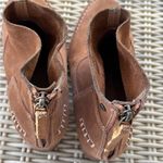 UGG  Bandara Suede Block Heel Ankle Boots‎ 8 boho Americana rustic layered Photo 10