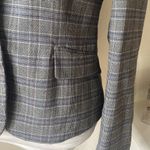 RW & Co Women’s Grey/blue one button Blazer size 8‎ Gray Photo 2