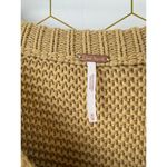 Free People  Camel Dream Cable Knit Sweater - Size - Medium Photo 4