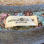 Natural Life  Boho Crew Neck Multi Media S/S Top Size Medium Photo 2