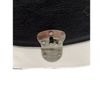 Patricia Nash Bettina Colorblock Saddle Crossbody Bag Purse Black White NWT Photo 2