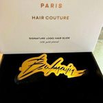 Balmain Hair Slide Signature Logo (Gold) Photo 2