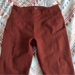 Layer8 Women’s  burnt orange leggings medium pockets Photo 1