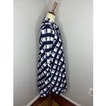 Zuri Kenya‎ Black White Purple Plaid Dress 2XS XXS Photo 3