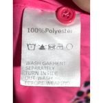 Little Party Dress Womens 10 Cheetah Print 80s V Neck Colorful Neon Retro Twirl Pink Photo 6