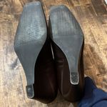 Chadwick's  COLLECTION Chocolate Brown Leather Pumps Wedge Heels Size 6.5 Photo 7