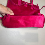 Juicy Couture  Pink Velvet Bow Convertible Tote Bag‎ Backpack Fairycore Y2K Photo 4