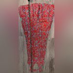 Japna Blue and Red Tiger-Like Print Dress Photo 9