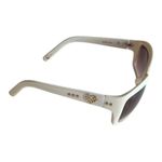 Kathy Van Zeeland White and Brown Sunglasses with Gradient Lenses Photo 5