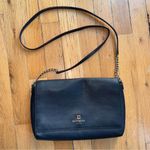 Kate Spade  Staci Medium Flap Crossbody Bag Black  With Gold Chain 10” x 7” Photo 0