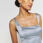 Reformation ππ Solay Silk Dress ~ Mineral 6 NWT Photo 4