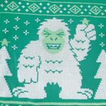 Christmas Holiday Yeti Thermal Top Sz Med Green Photo 2