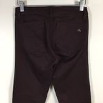 Rag and Bone Wine Black Pop Legging Lamb Leather Panel Skinny Jeans Size 25 Photo 13