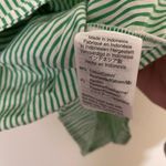 J.Crew Printed Tie-Neck Cotton Poplin Top in Sunray Stripe Kelly Ivo Size 10 Photo 6