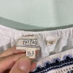 Fat Boy UK Women White Embroidered Adjustable Straps Tank Top Size 6 Photo 4