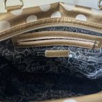 Betsey Johnson Gold and White Polka Dot Shoulder Bag Photo 5