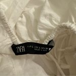 ZARA  White Eyelet Mini Dresss Photo 7