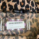 Boohoo Plus Leopard Print Ruffle Skater Skirt Photo 5