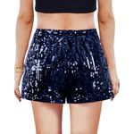 NWT MANER Women’s High Waisted‎ Sparkly Sequin Party Shorts Photo 1