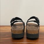 Birkenstock Papillio by  Arizona Flex Black Platform Slide Sandals EU 39/ US 8 Photo 5