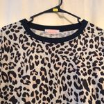 🔹4 for $30 C+D+M Navy and Leopard Lightweight Sweatshirt, size XL Blue Photo 1