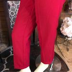 Talbots VINTAGE 1990'S RED WOOL PLEATED FRONT HIGH WAIST TROUSERS (4) Photo 8
