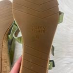 Eileen Fisher  NEW open toe sandals shoes size 8.5 woman’s mint green Photo 6