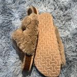 Fitory Burch Tan Cozy Slippers Plush Comfort Size 7 Photo 2